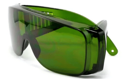 Why do laser protective glasses have so many colors?