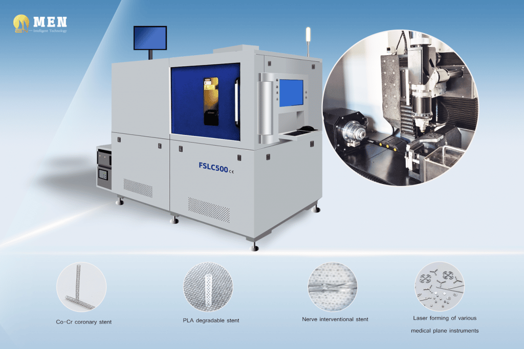 Development trend and prospect of China’s laser industry in 2025-stent cutting,laser stent cutter,Menlaser is medical stent,coronary stent,heart stent cutting machine from China