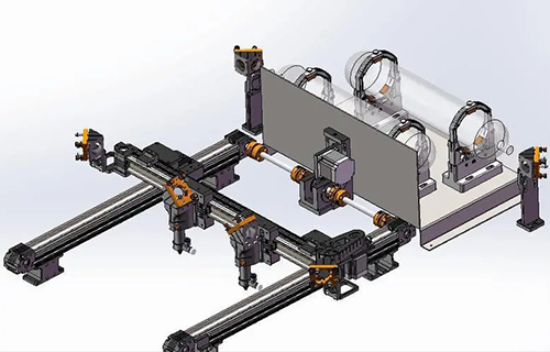 What are the transmission modes of the fiber laser cutting machine?