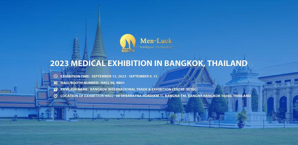 men-luck 2023 Medical Equipment Station Exhibition in Bangkok, Thailand ended perfectly-stent cutting,laser stent cutter,Menlaser is medical stent,coronary stent,heart stent cutting machine from China