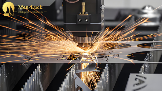 Line width 0.15mm aluminum foil precision line profile picosecond laser cutting